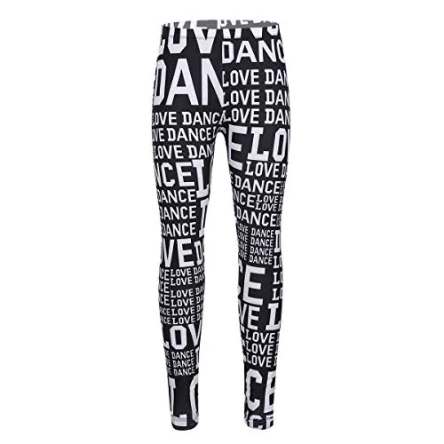 Moggemol Girls Stretchy Dance Legging Pants