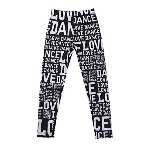 Moggemol Girls Stretchy Dance Legging Pants