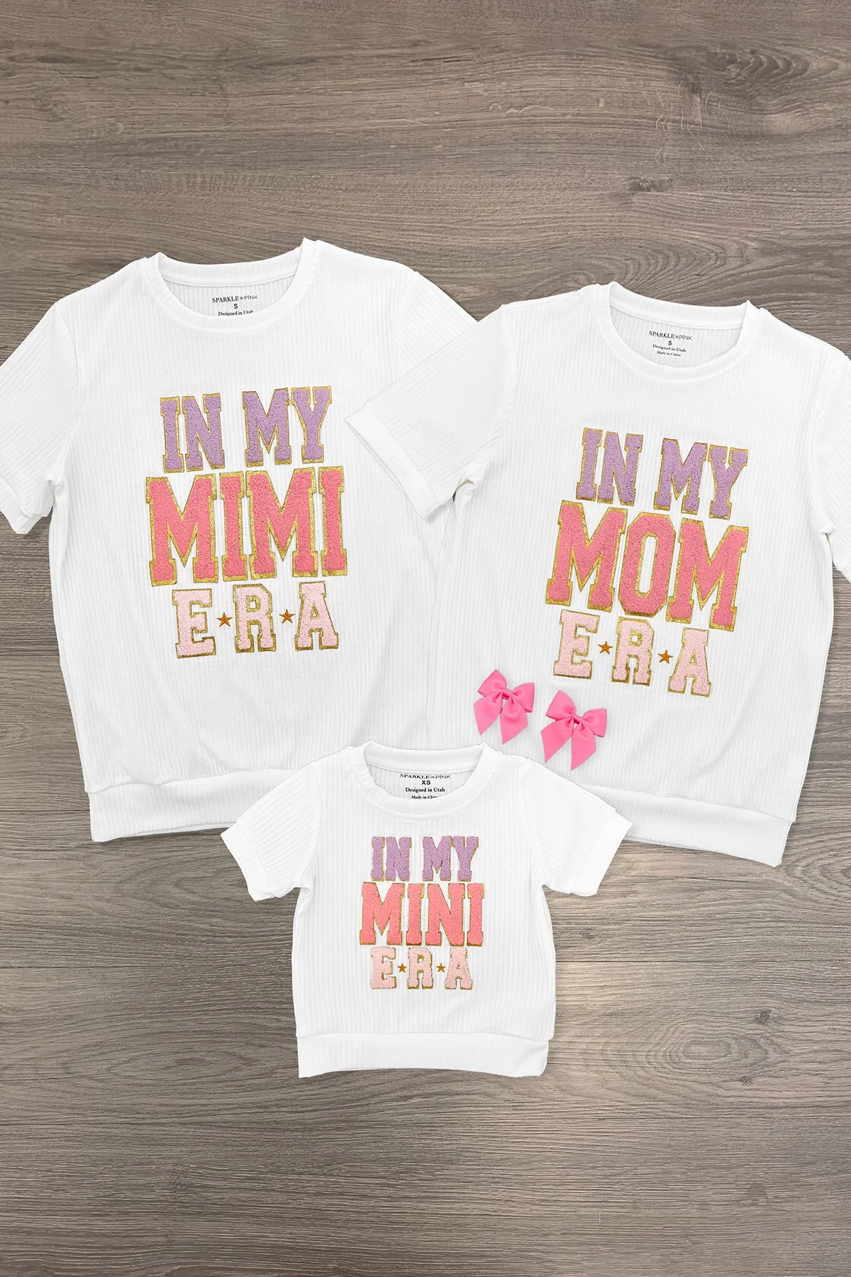 Mom & Me - "In My Mom, Mimi & Mini Era" Short Sleeve Top