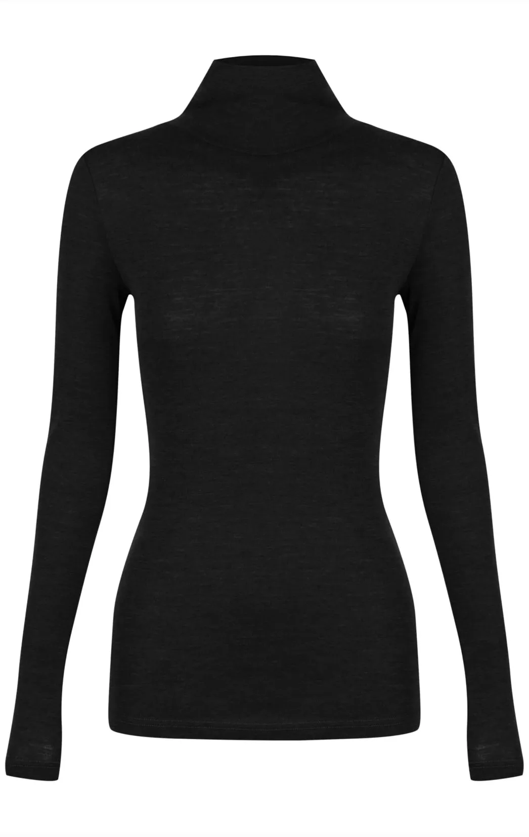 Morrison II MERINO HIGH Neck - black