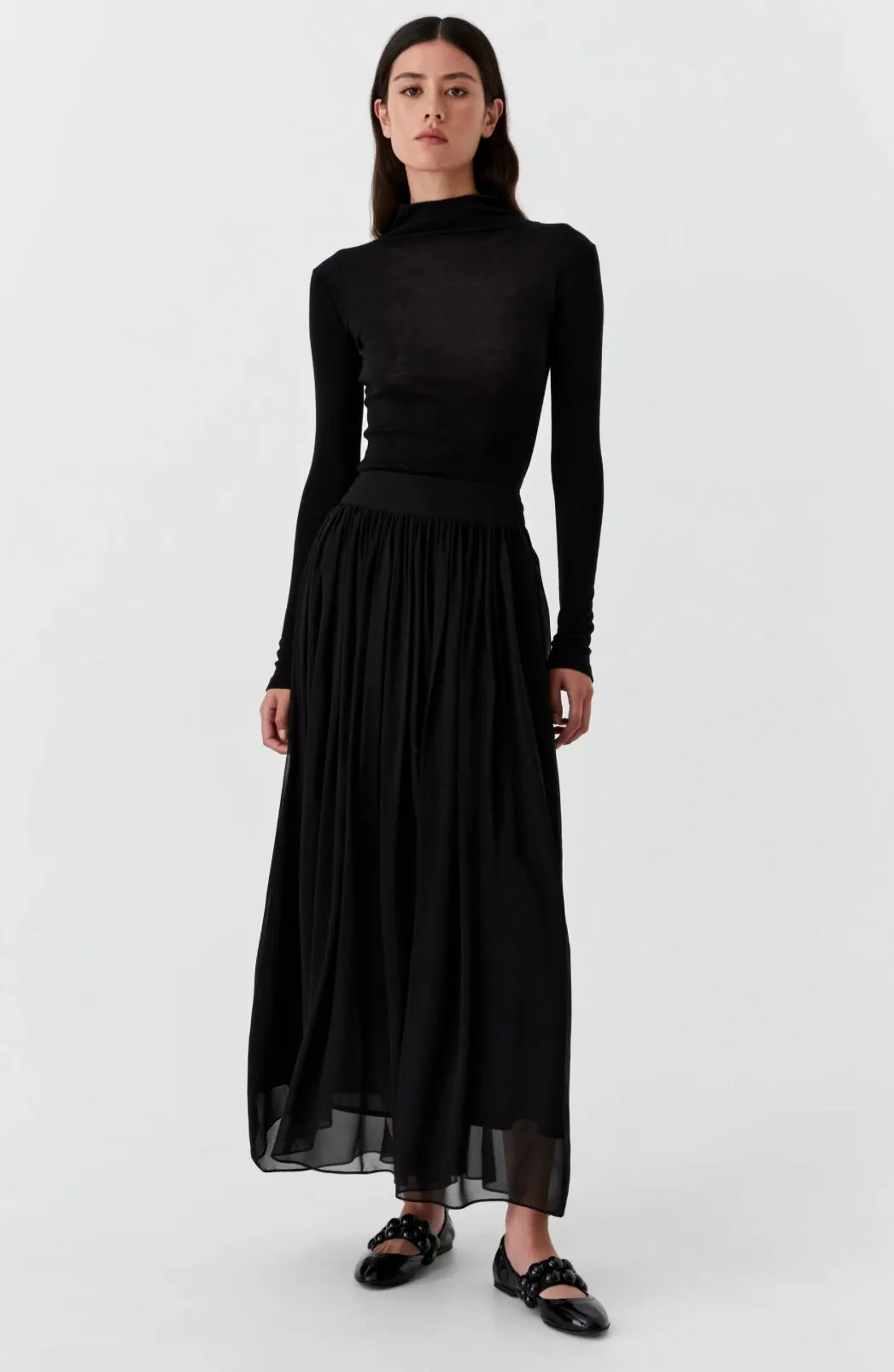 Morrison II MERINO HIGH Neck - black