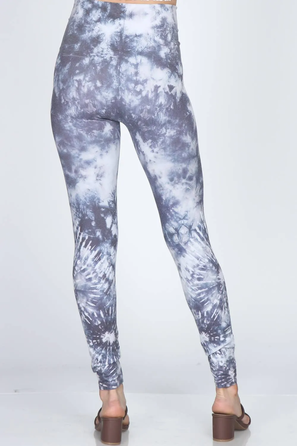 Multi-Layered Tie-Dye Printed Legging