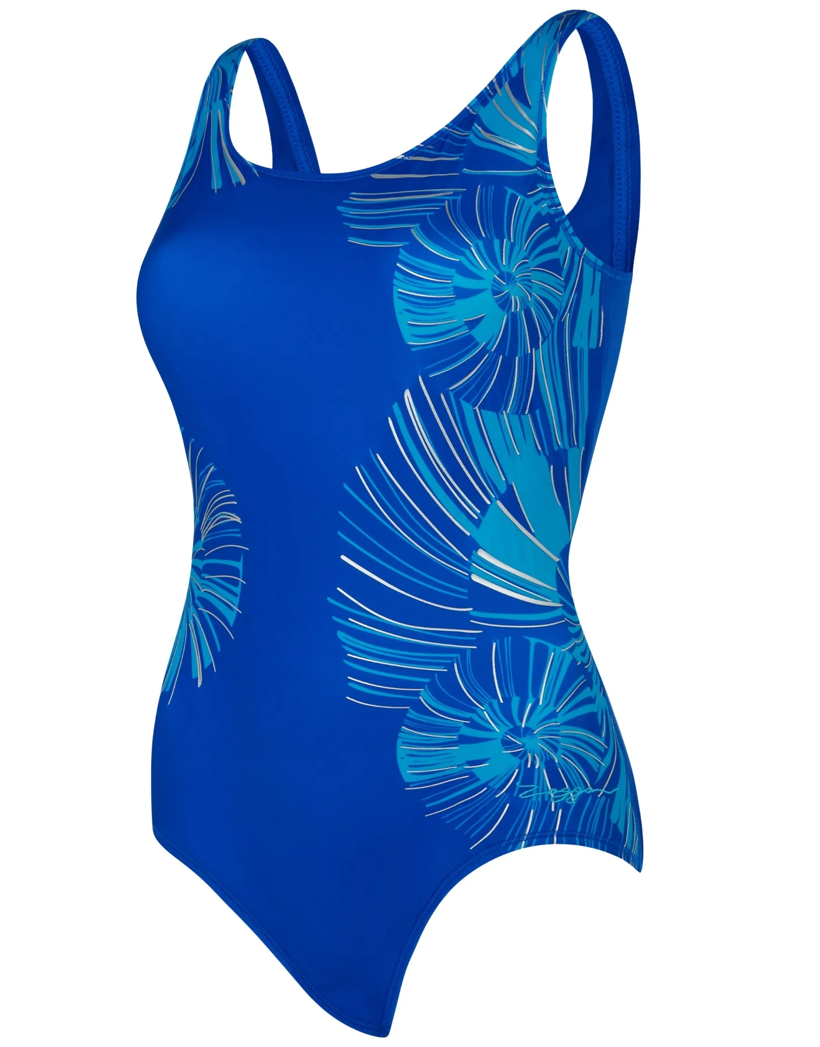 Nautilus Scoopback Swimsuit - Blue