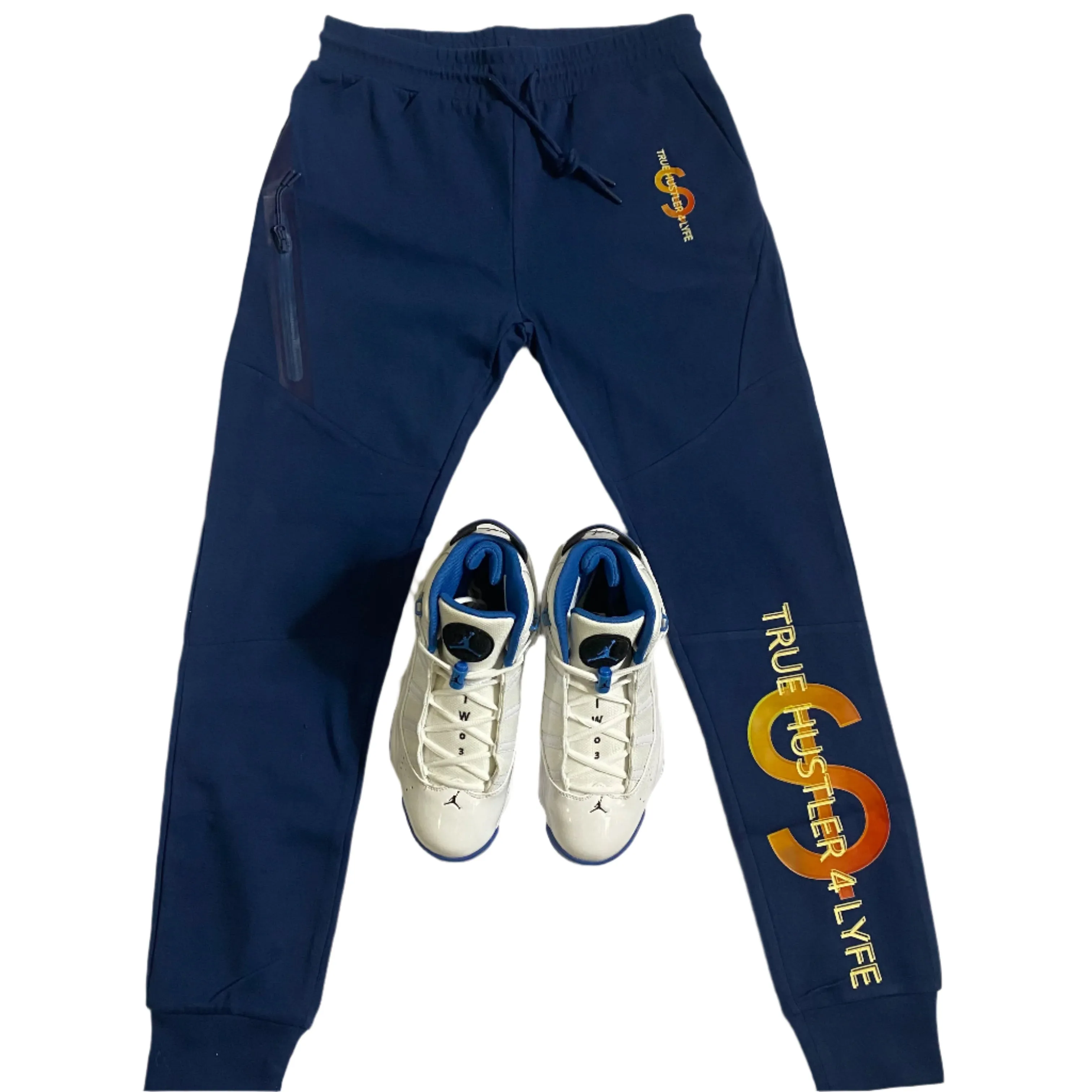 Ocean Blue Tech Tracksuit – Unisex 2-Piece Jogging Suit