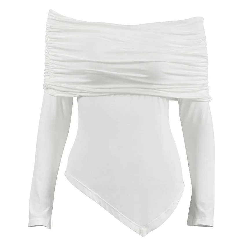 Off-Shoulder Wrap Top
