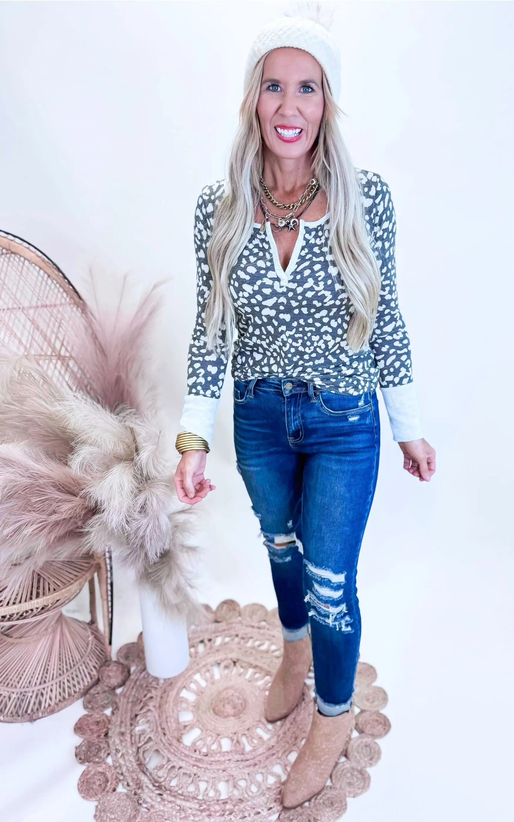 On the Prowl Leopard Top