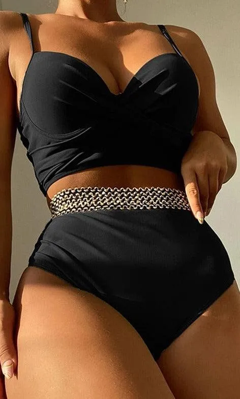 One Piece Swimsuit High Waist