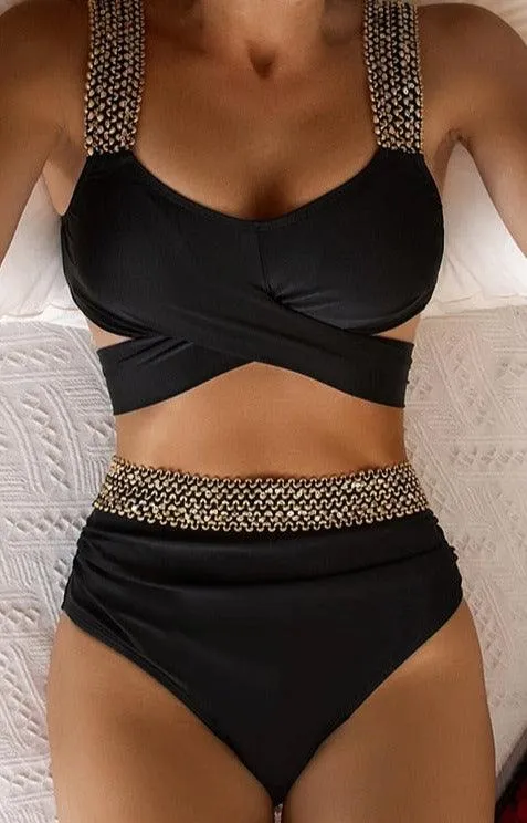 One Piece Swimsuit High Waist