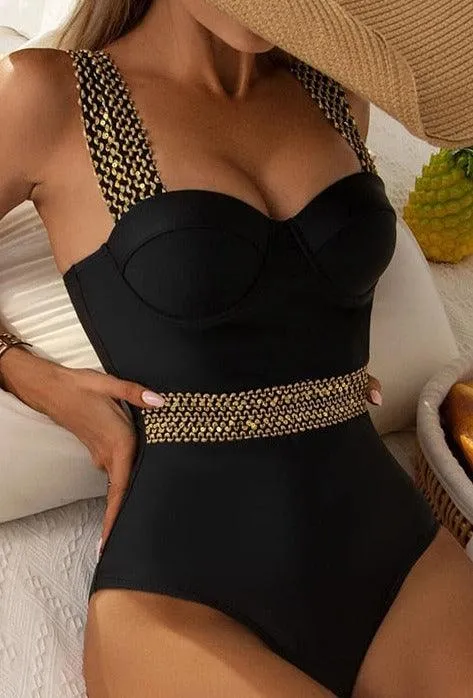 One Piece Swimsuit High Waist