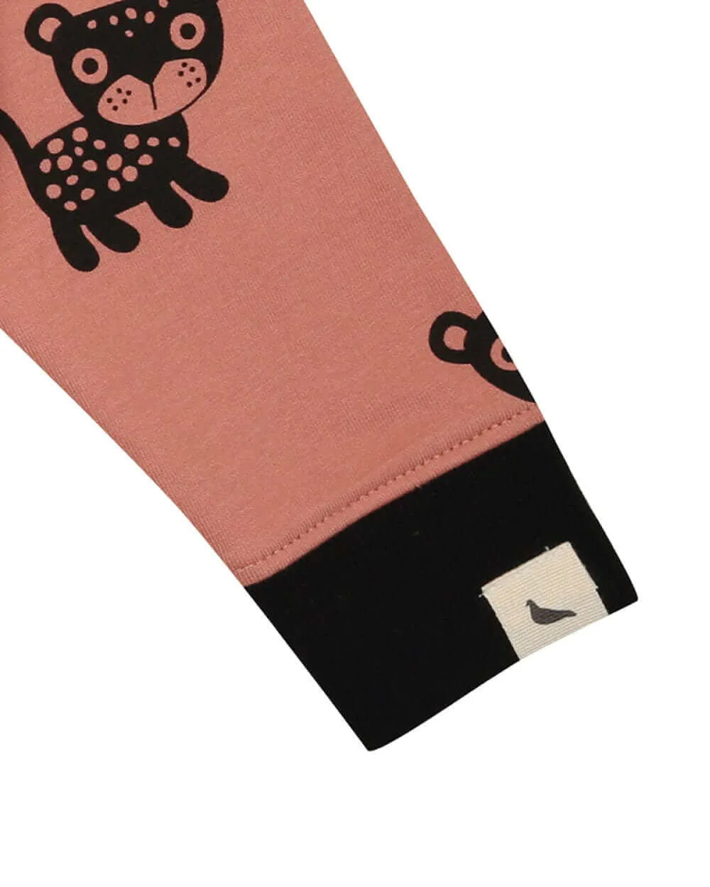Orange Cub Print Sweatshirt