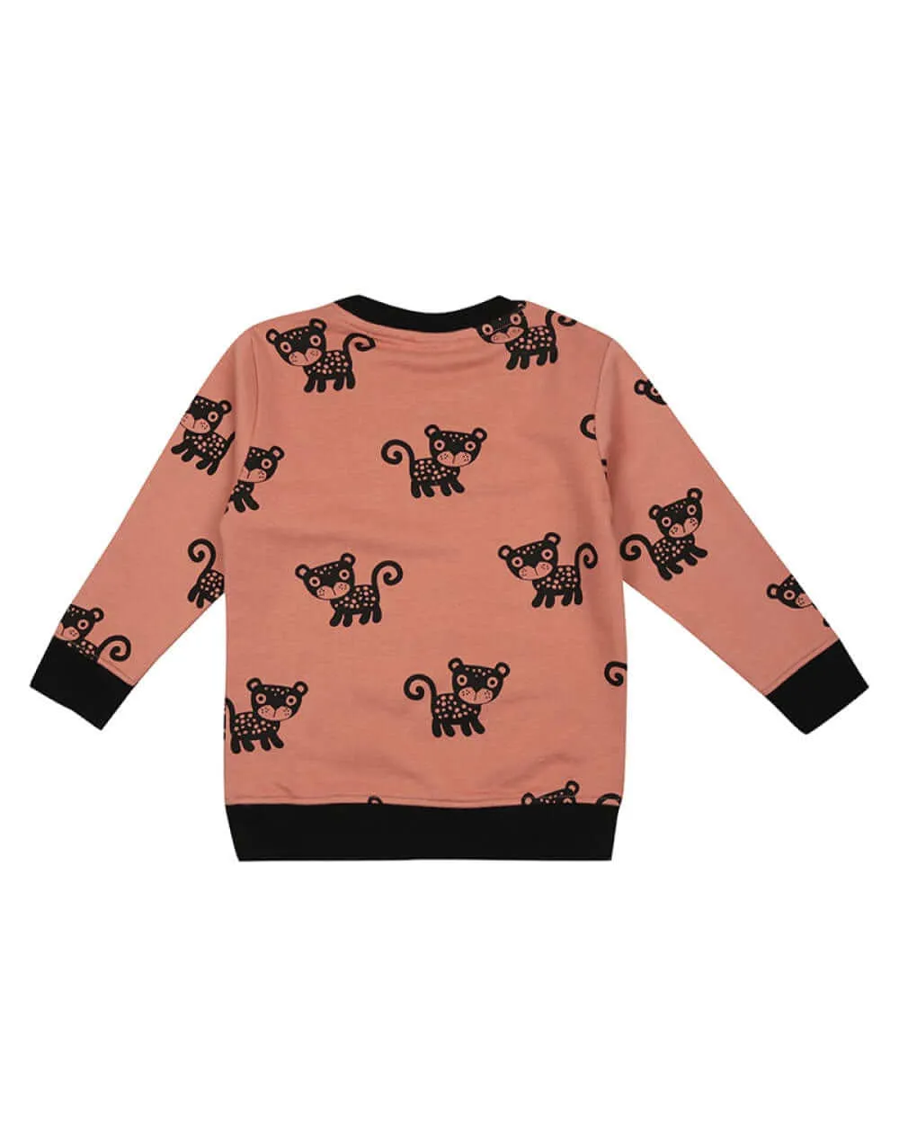 Orange Cub Print Sweatshirt