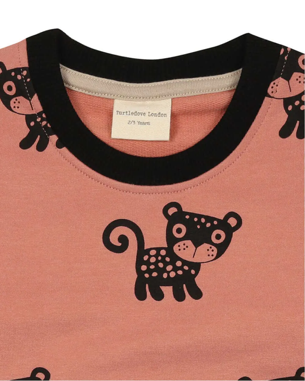 Orange Cub Print Sweatshirt