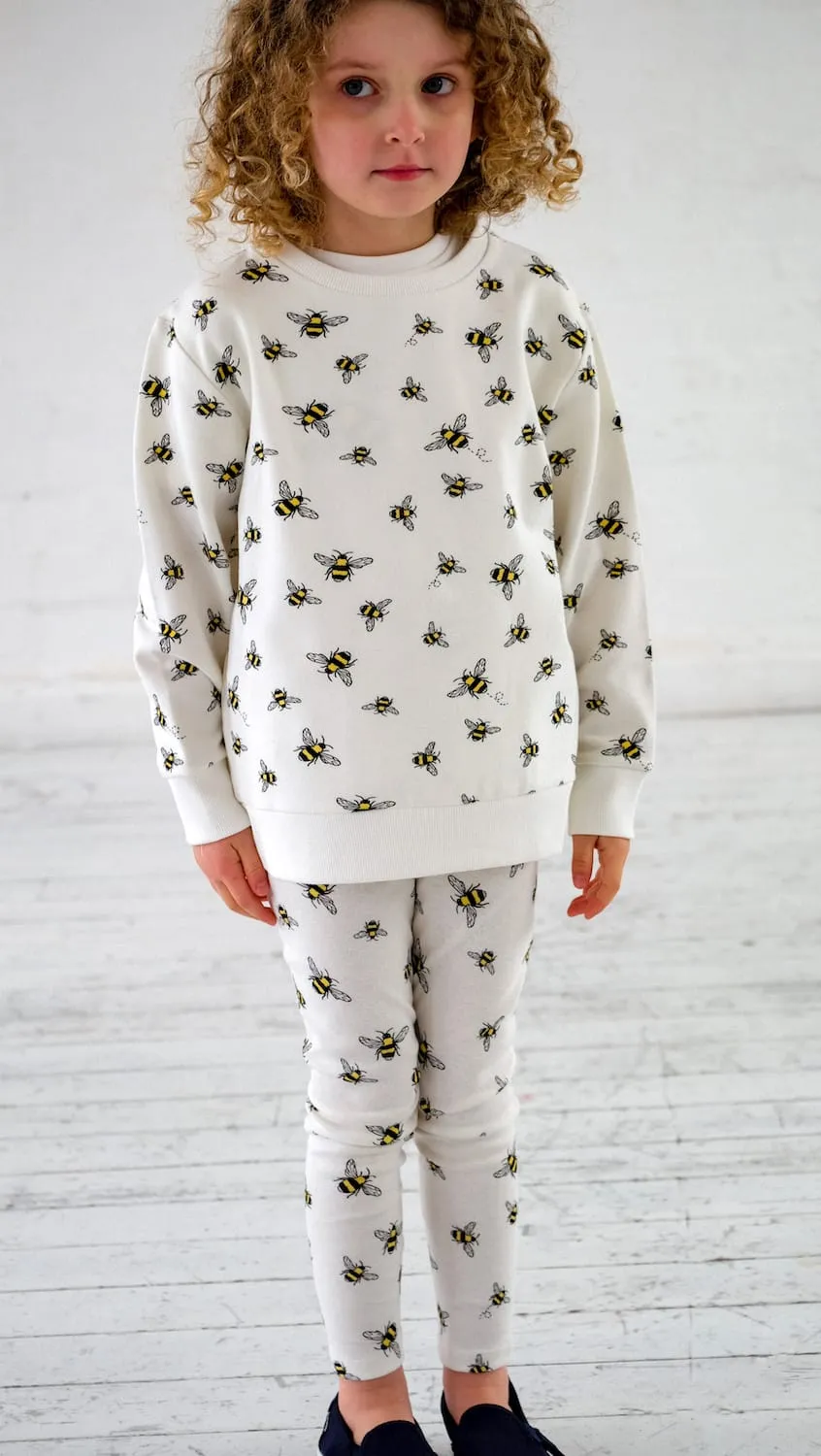 Organic Cotton Leggings Bumble Bee