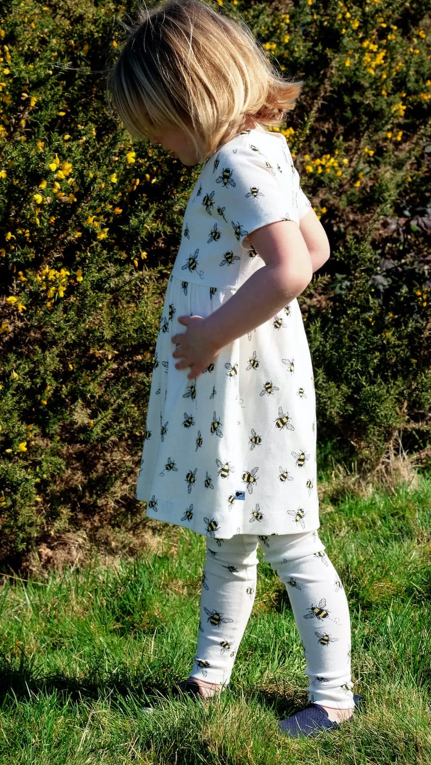 Organic Cotton Leggings Bumble Bee