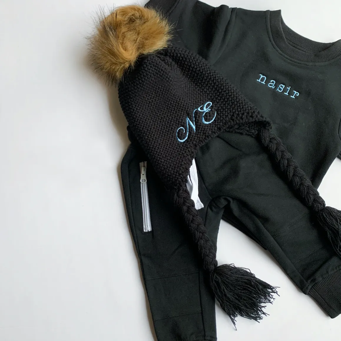 Personalised Tracksuit Sets for Kids! - Black