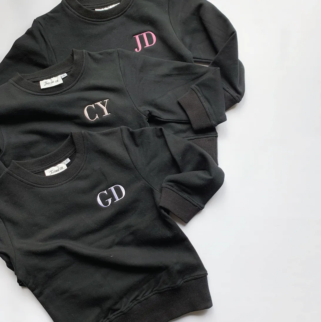 Personalised Tracksuit Sets for Kids! - Black