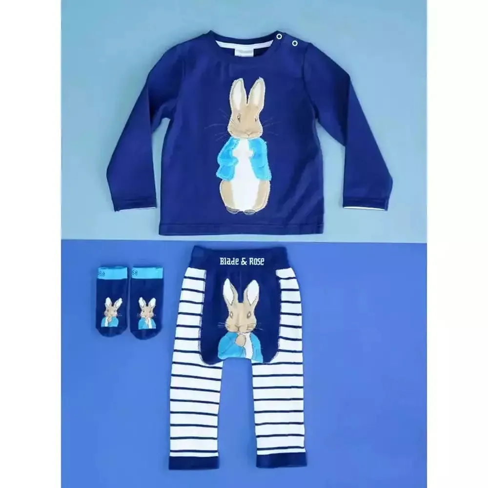 Peter Rabbit Navy Leggings