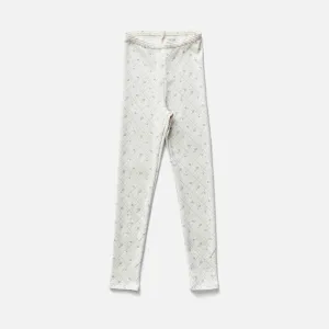 Pima Cotton Stretch Leggings - Frost Tea Party