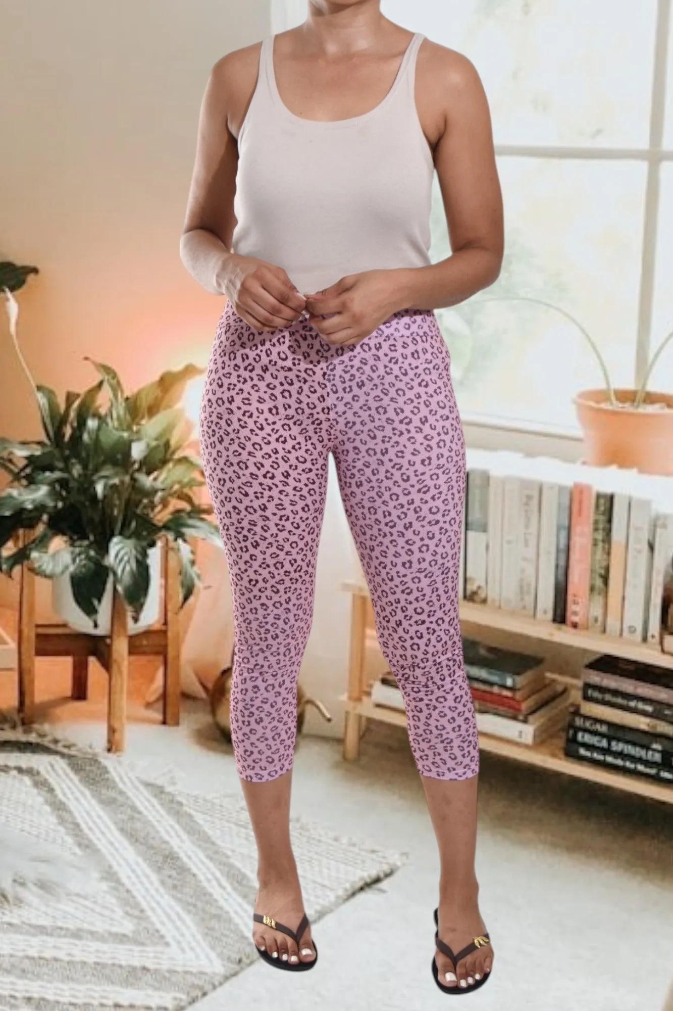 Pink Printed Tights