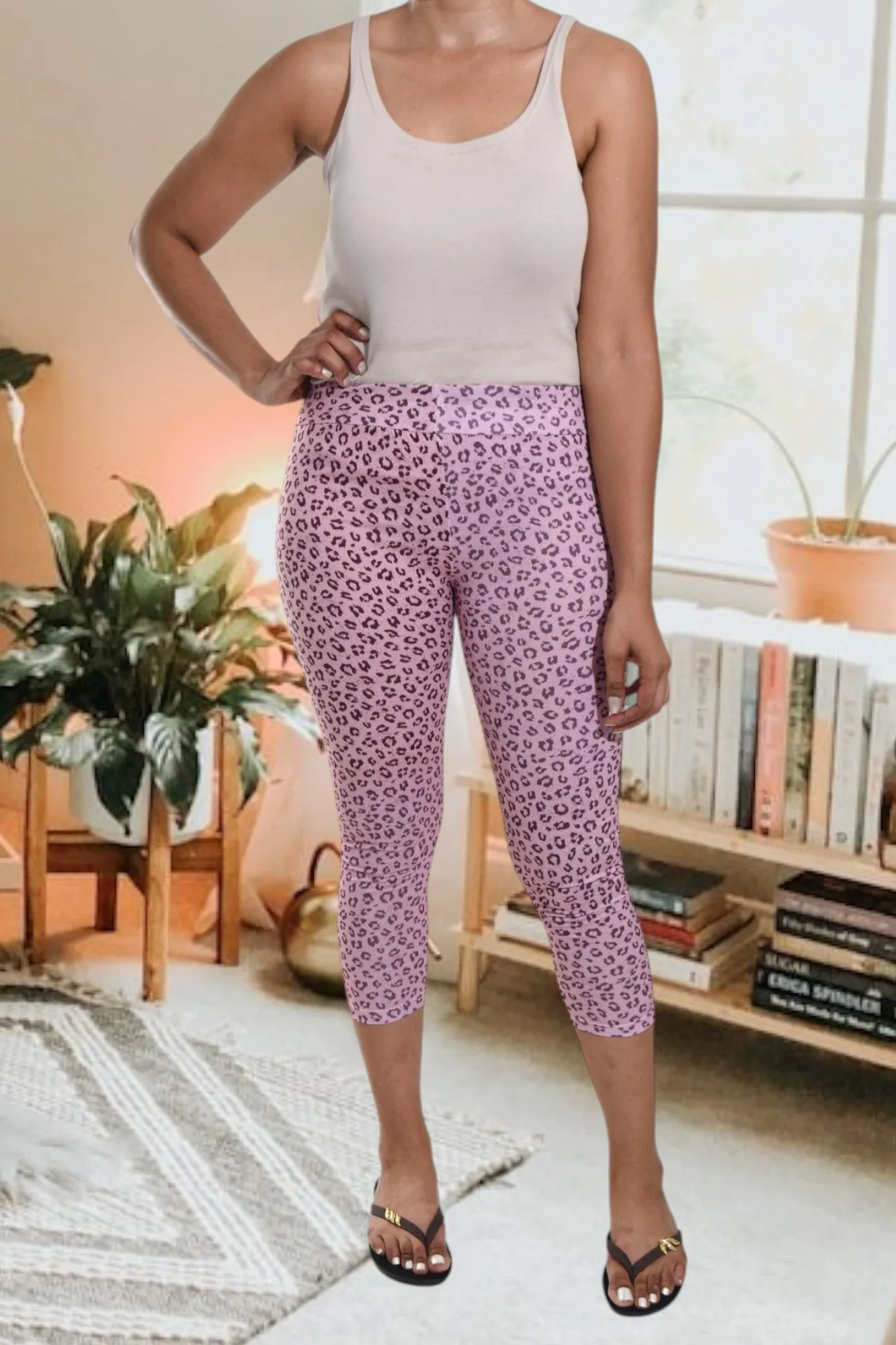 Pink Printed Tights