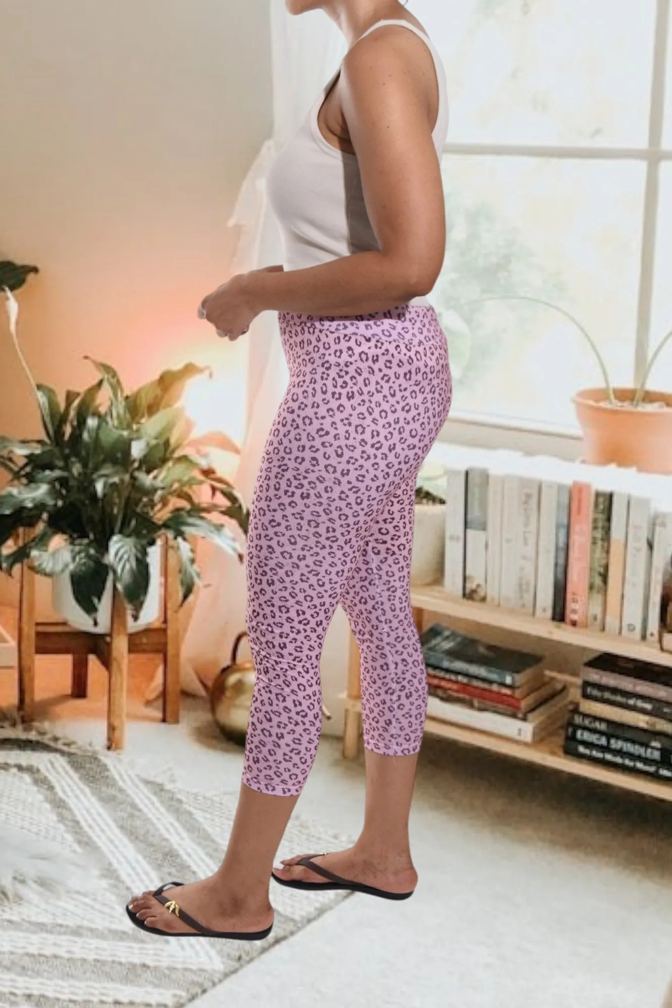 Pink Printed Tights