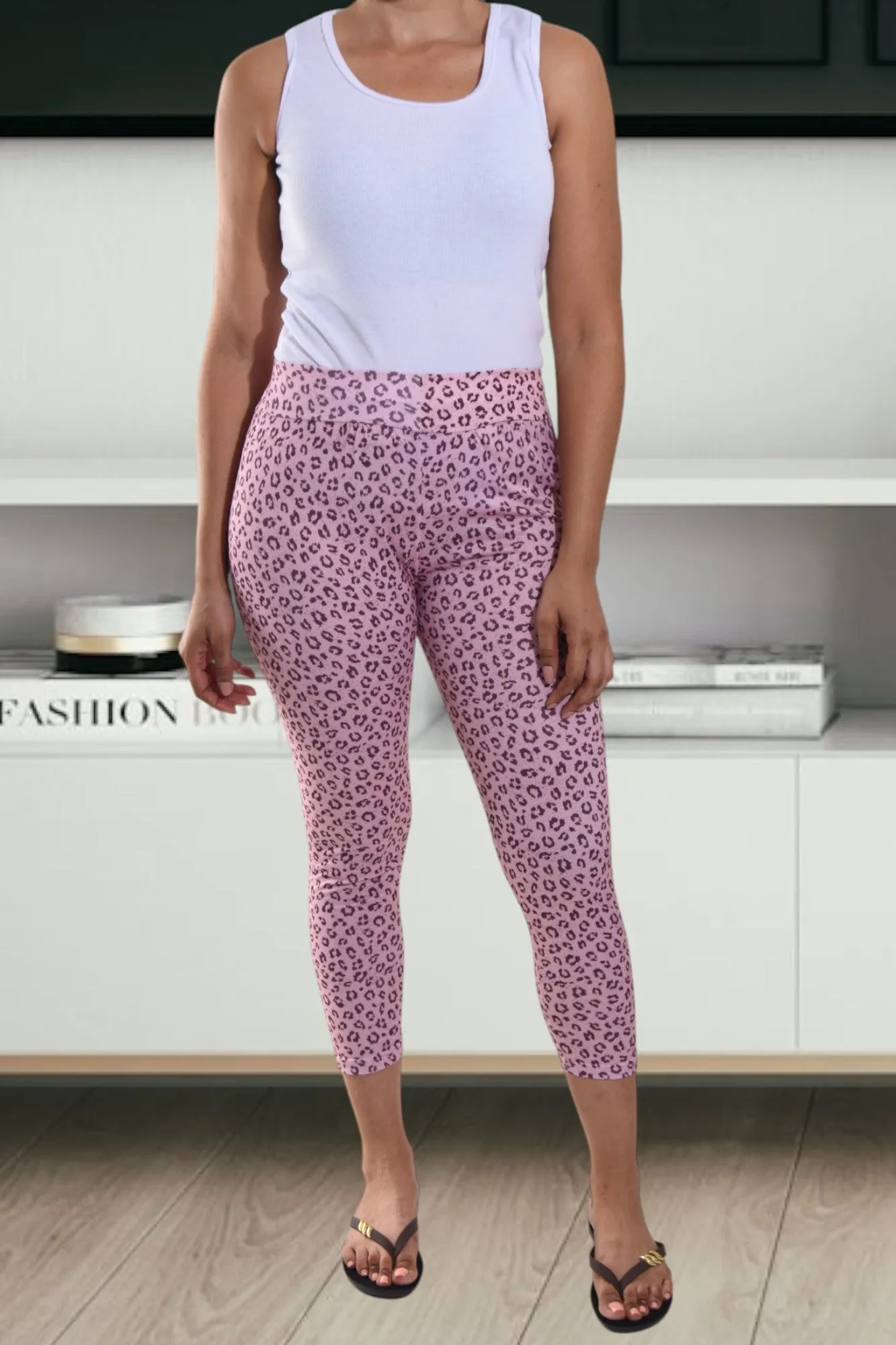 Pink Printed Tights