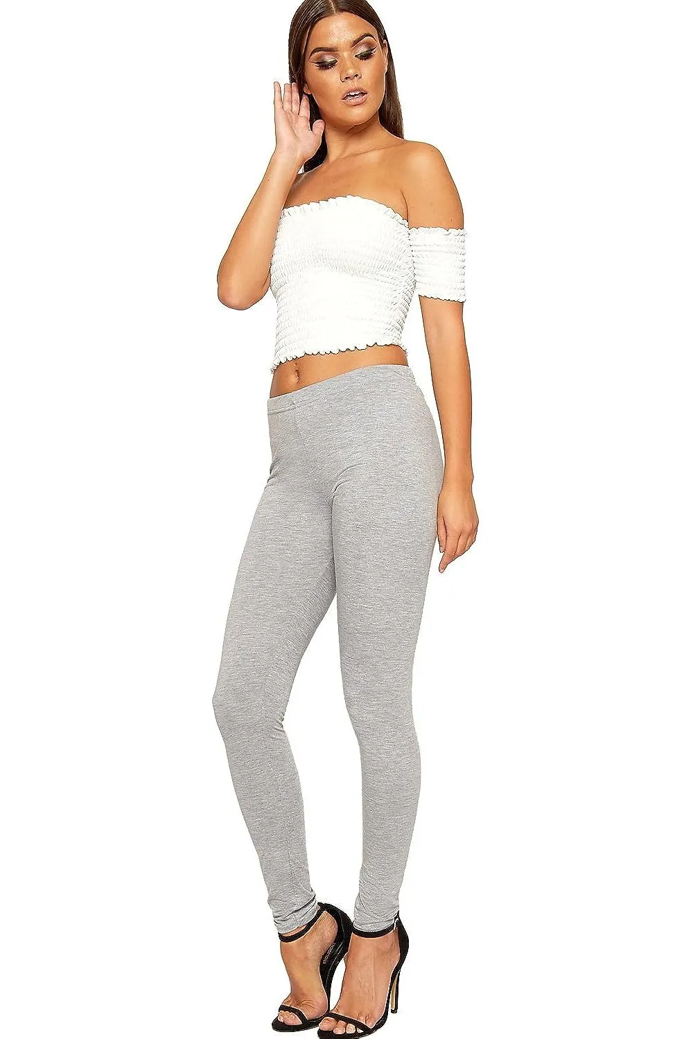 Plain Long Leggings