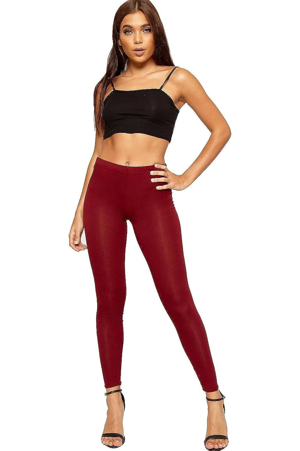 Plain Long Leggings
