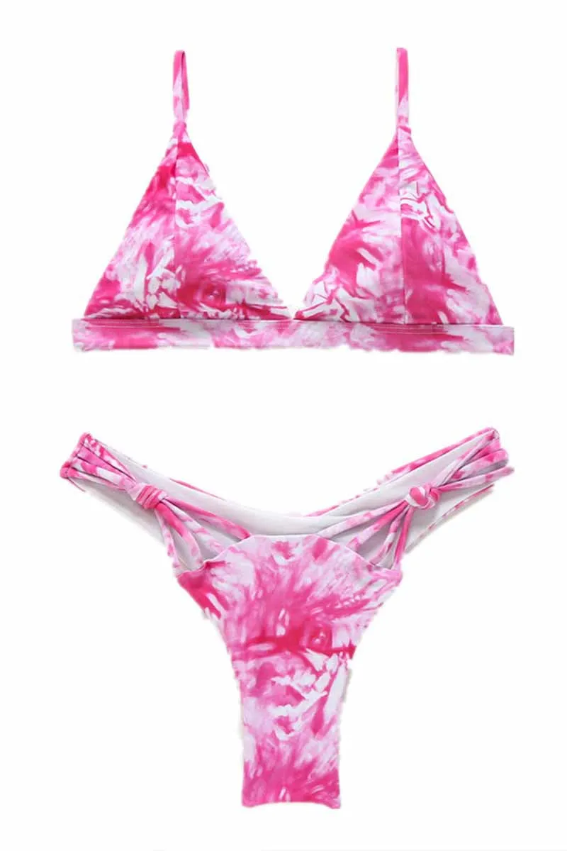 Pok Tie-dye Two-piece Swimwear