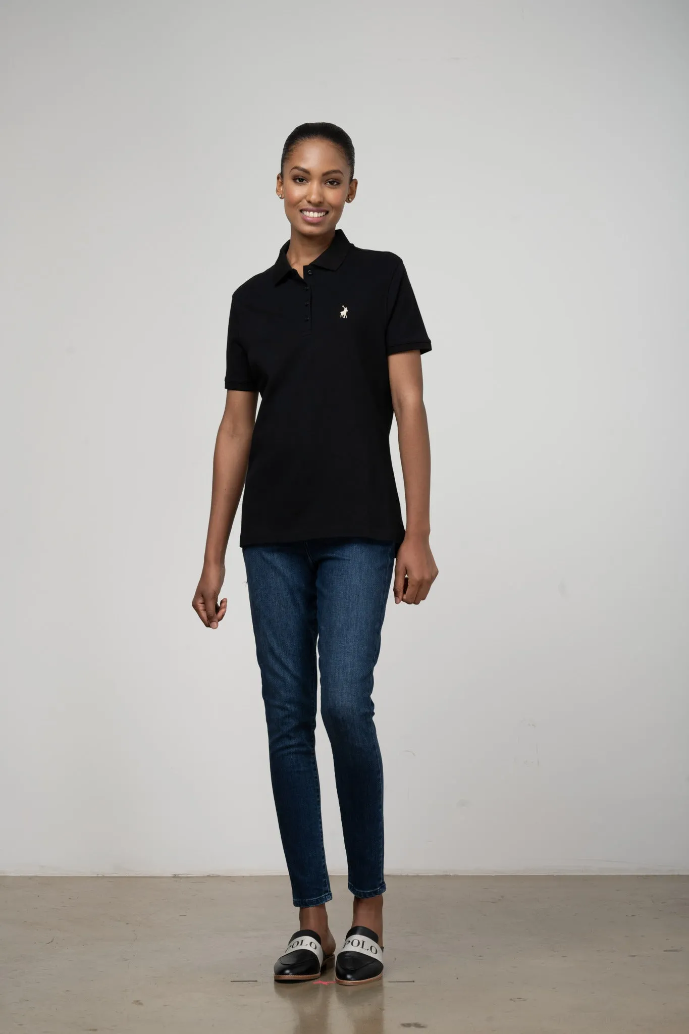 Polo Women Margot Short Sleeve Golfer Black
