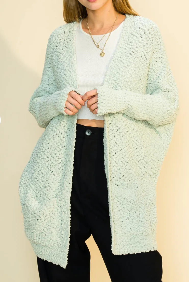 Popcorn Oversize Cardigan