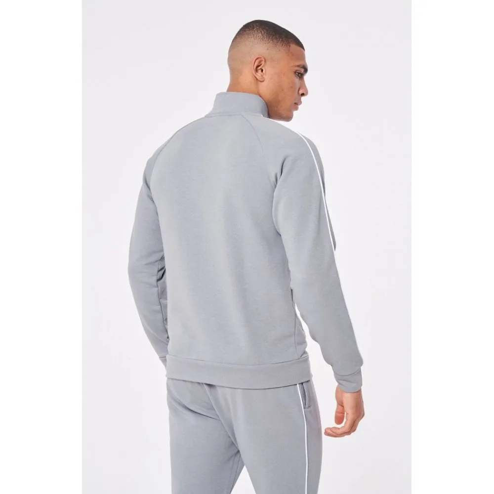 Prè London Luciana Track Top Grey Marl
