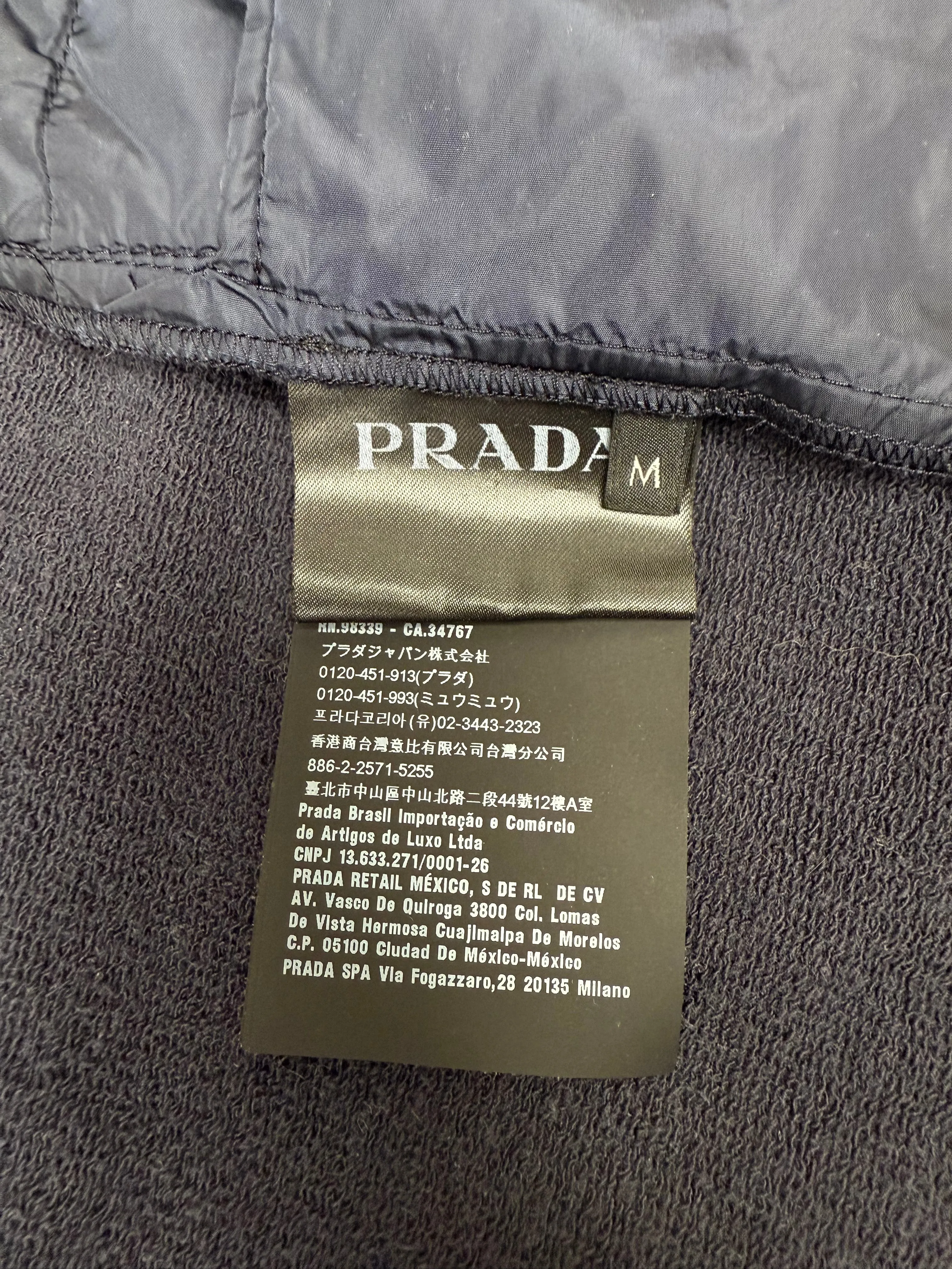 Prada Sport Padded Black Badge Tracksuit - Navy
