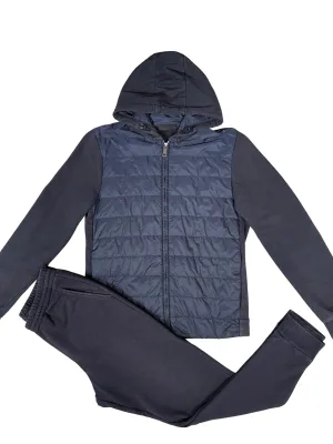 Prada Sport Padded Black Badge Tracksuit - Navy