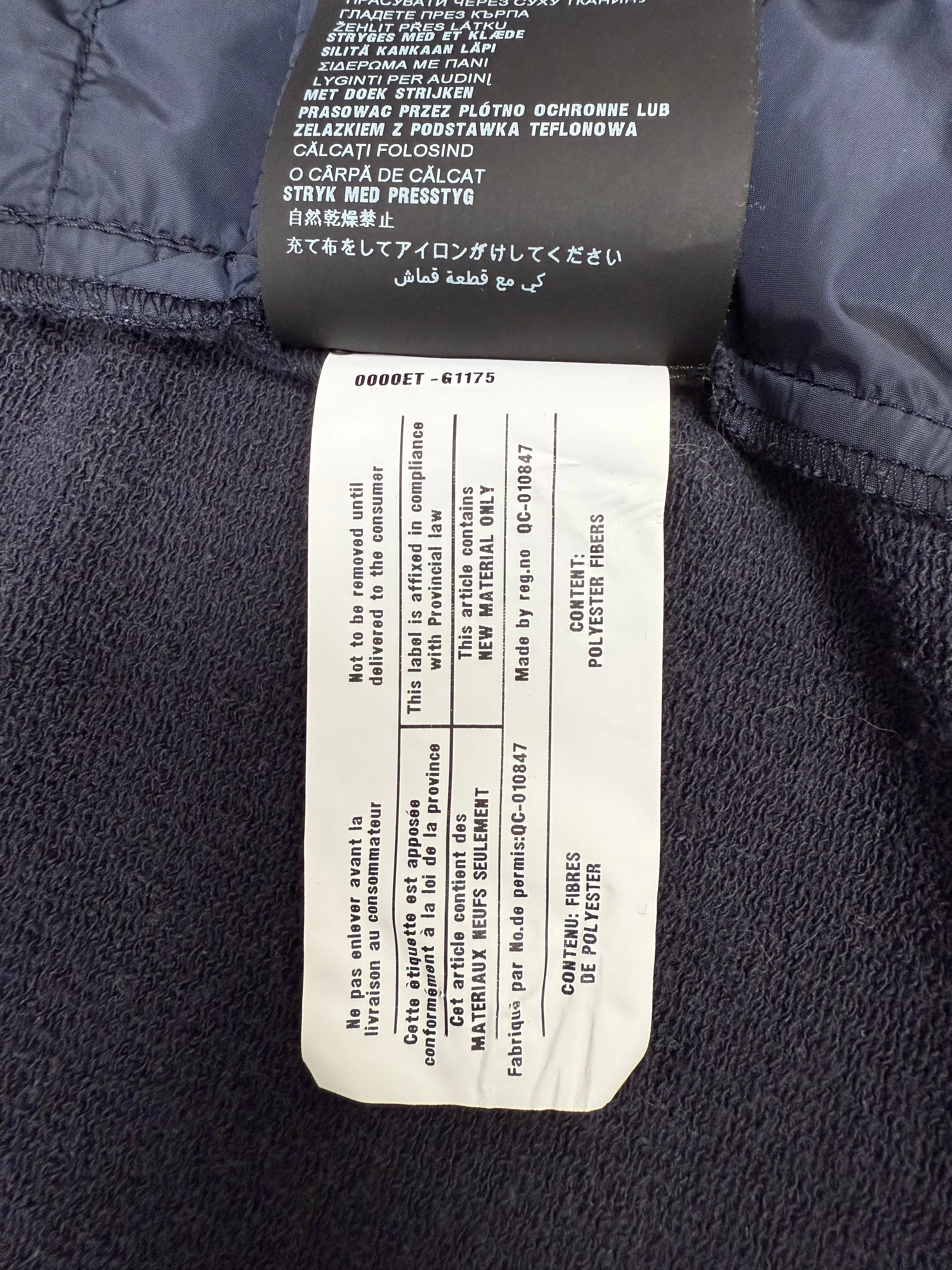 Prada Sport Padded Black Badge Tracksuit - Navy