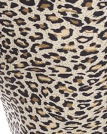 Printed Animal Leggings | Brown Cheetah