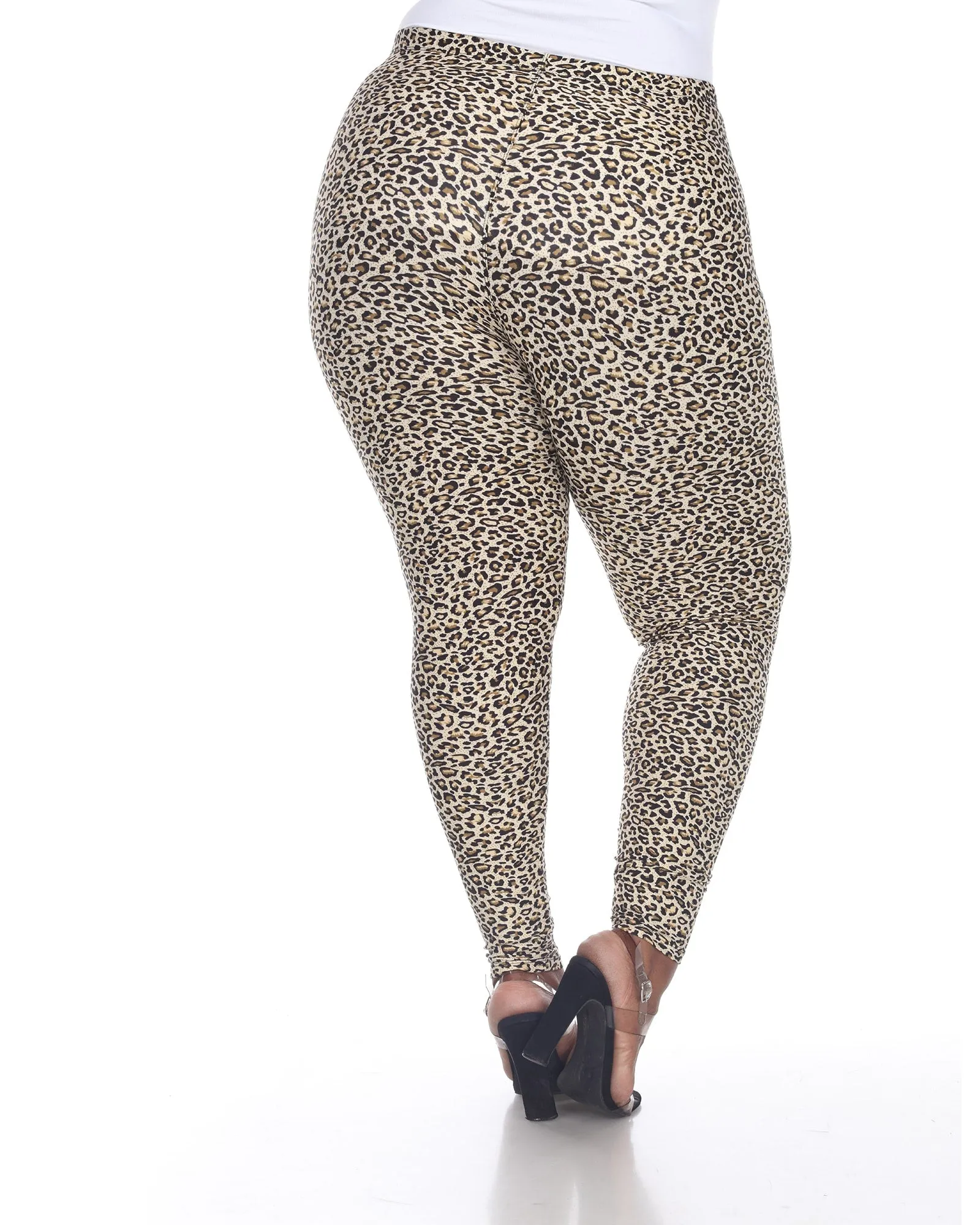 Printed Animal Leggings | Brown Cheetah
