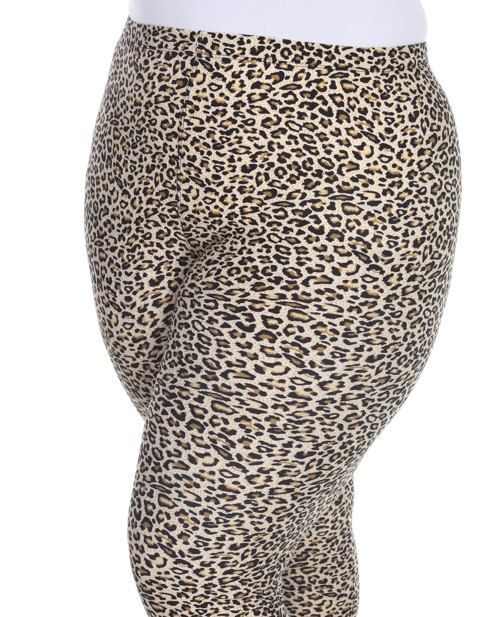 Printed Animal Leggings | Brown Cheetah