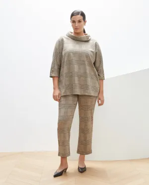 Printed Leggings - Brown