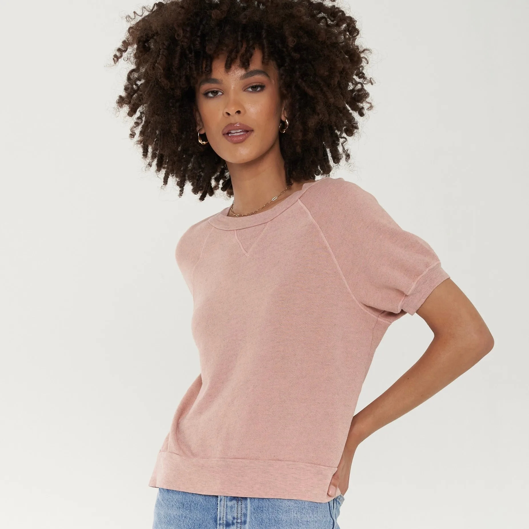 PROJECT SOCIAL T City Short Sleeve Sweatshirt