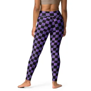 Purple & Black Checkered