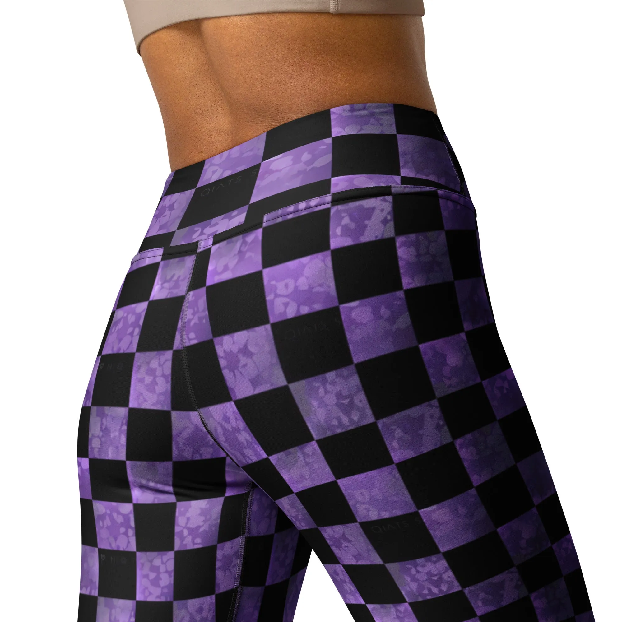 Purple & Black Checkered