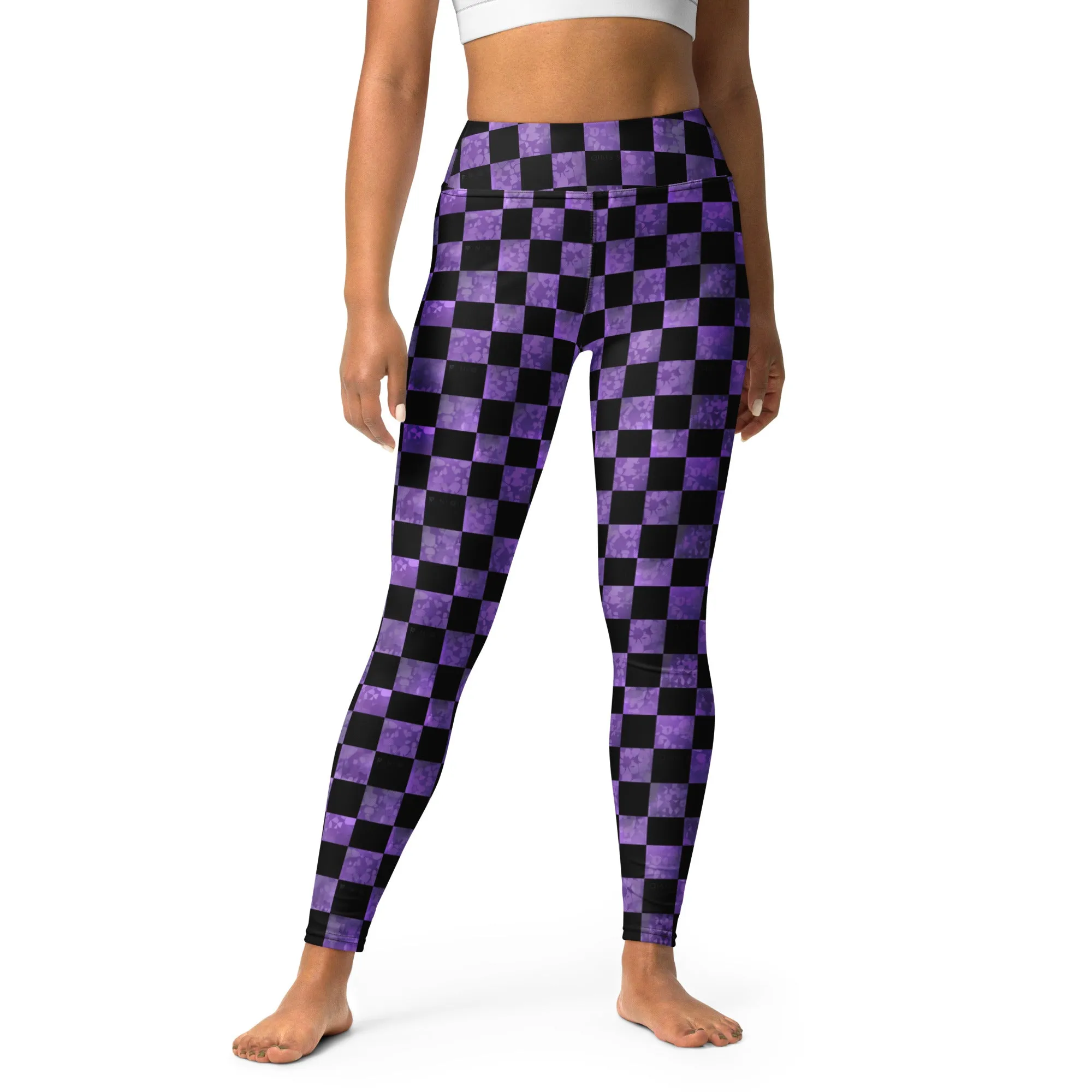 Purple & Black Checkered