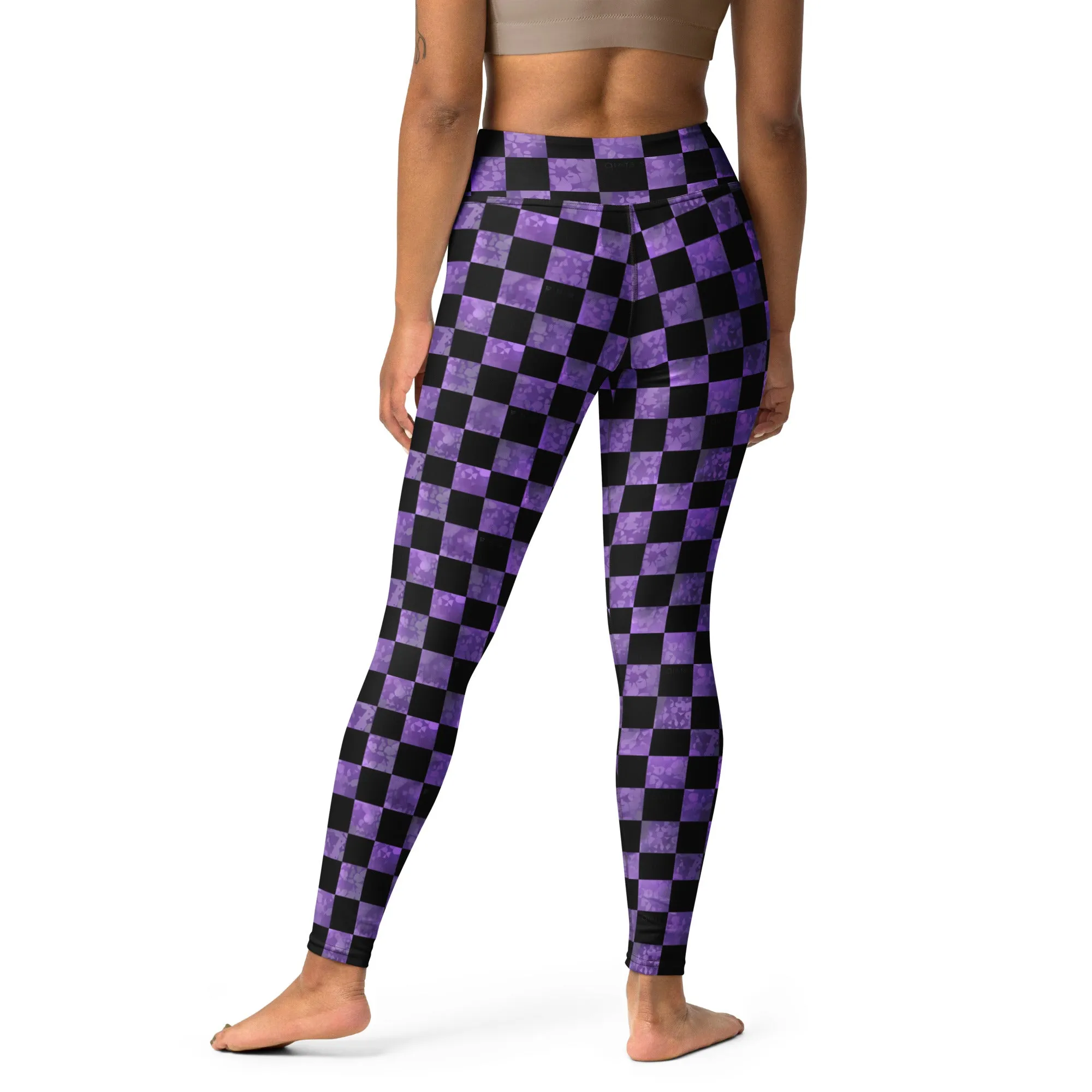 Purple & Black Checkered