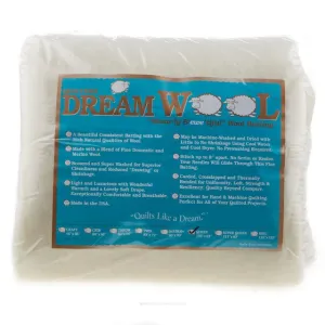 Quilters Dream batting Wool Queen 108 x 93