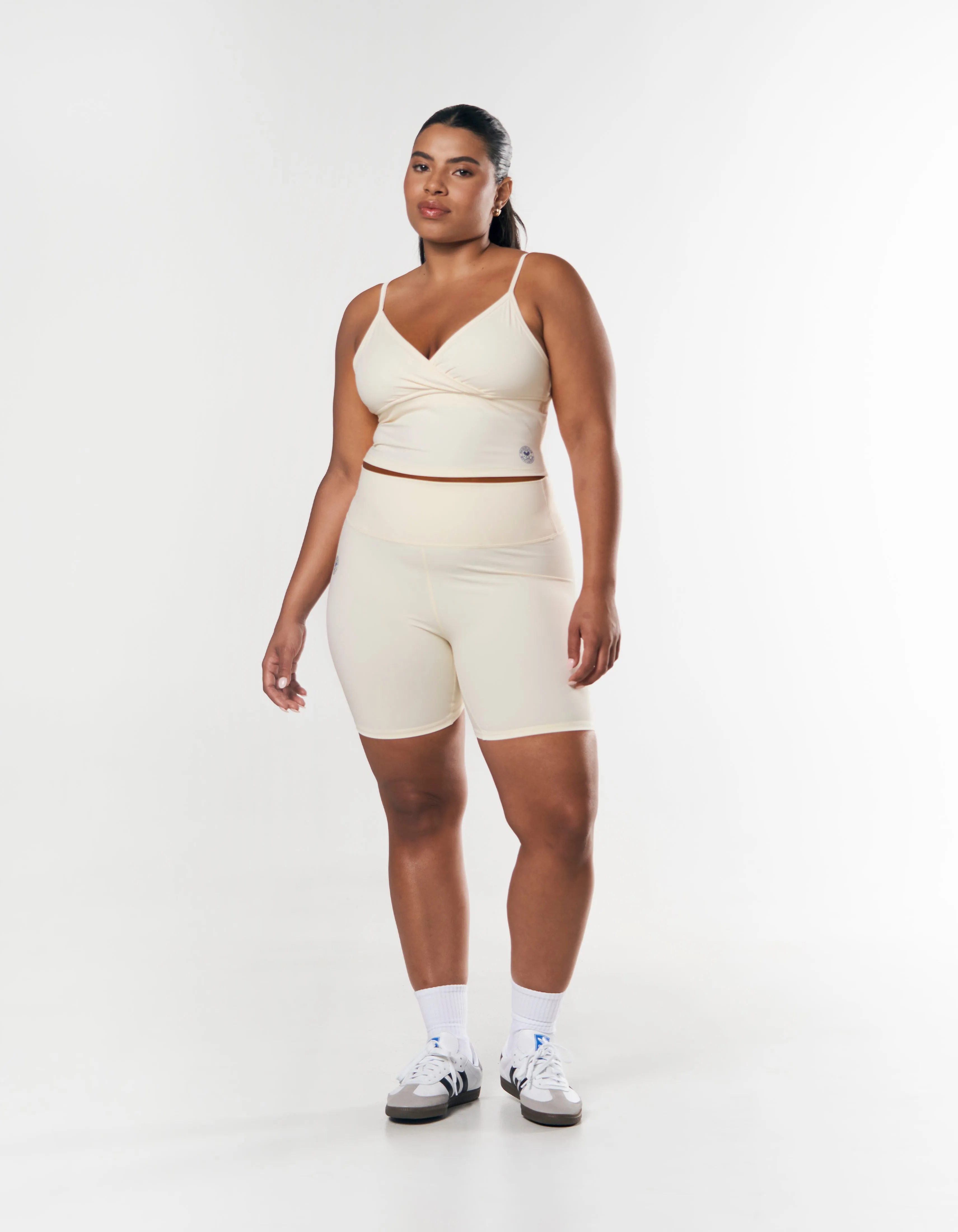 Racquet Club V Tank - Cream