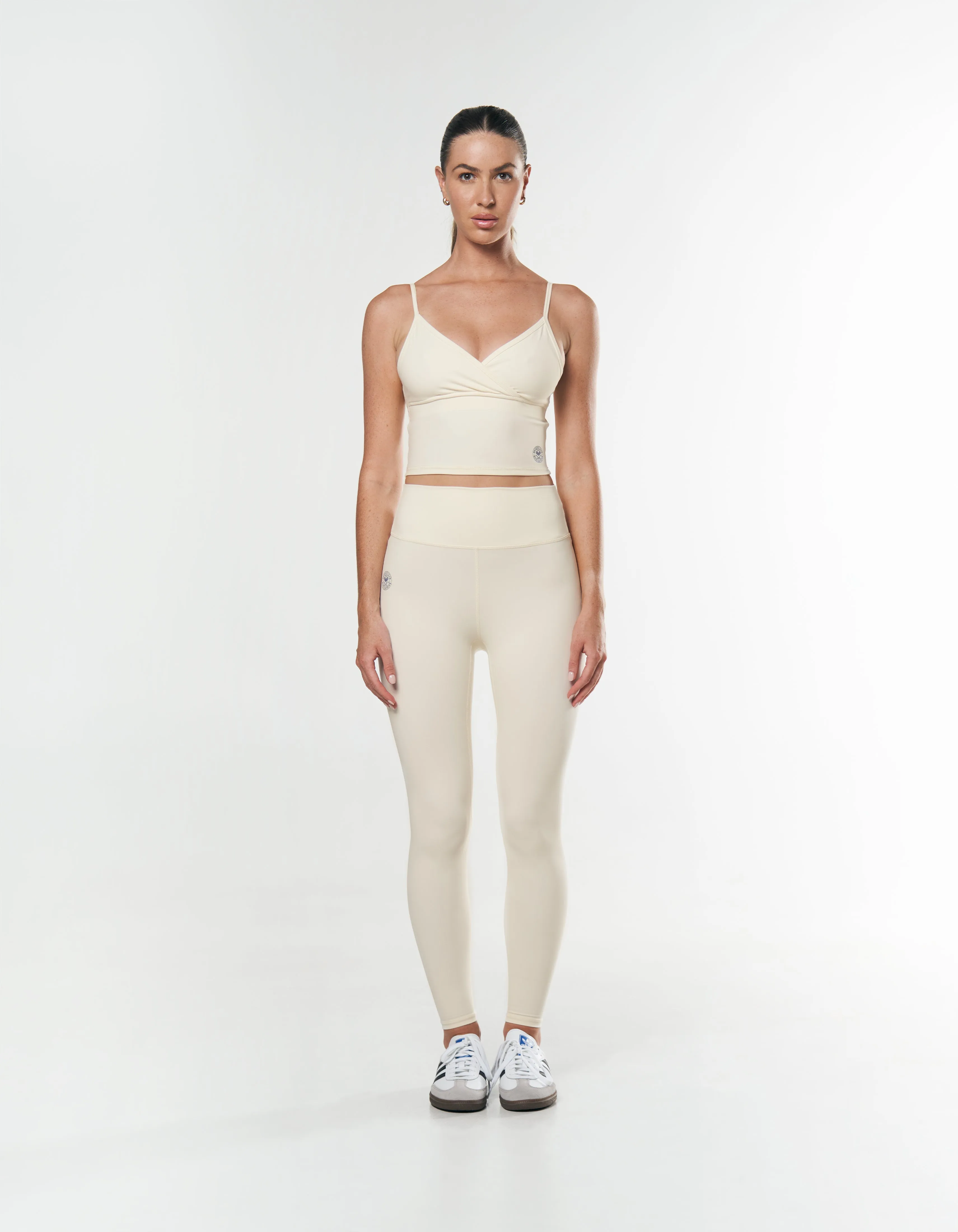 Racquet Club V Tank - Cream