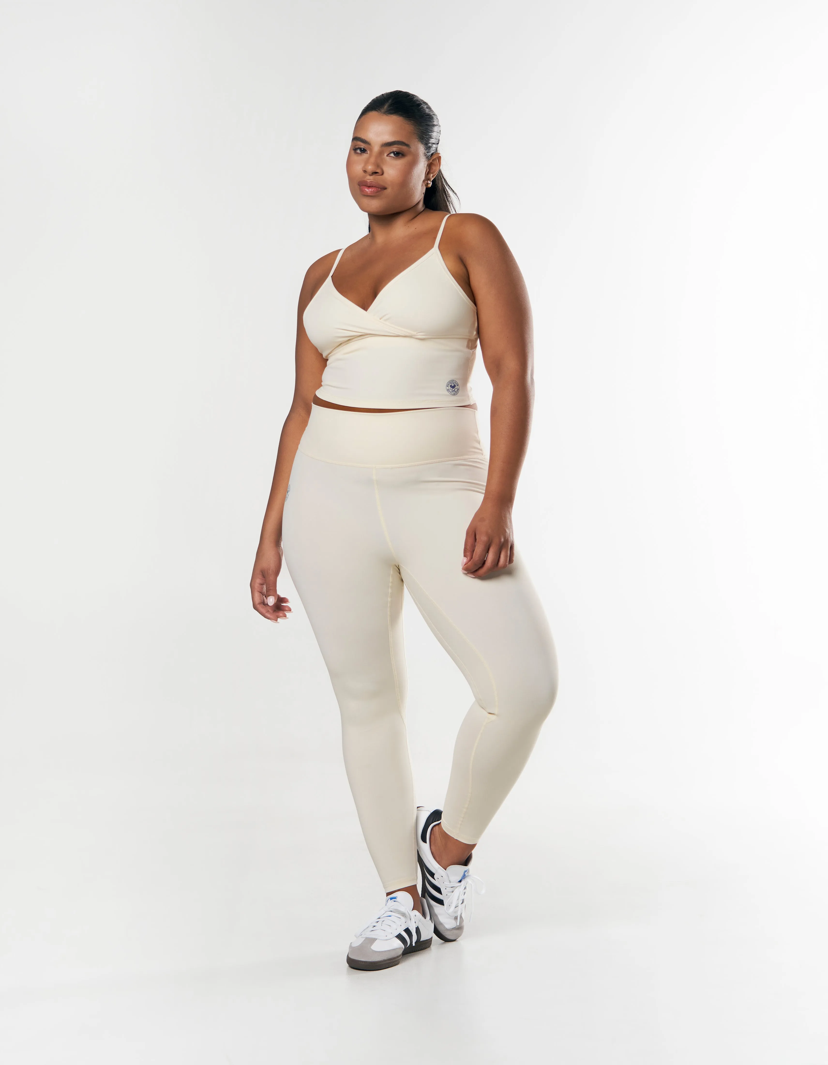 Racquet Club V Tank - Cream