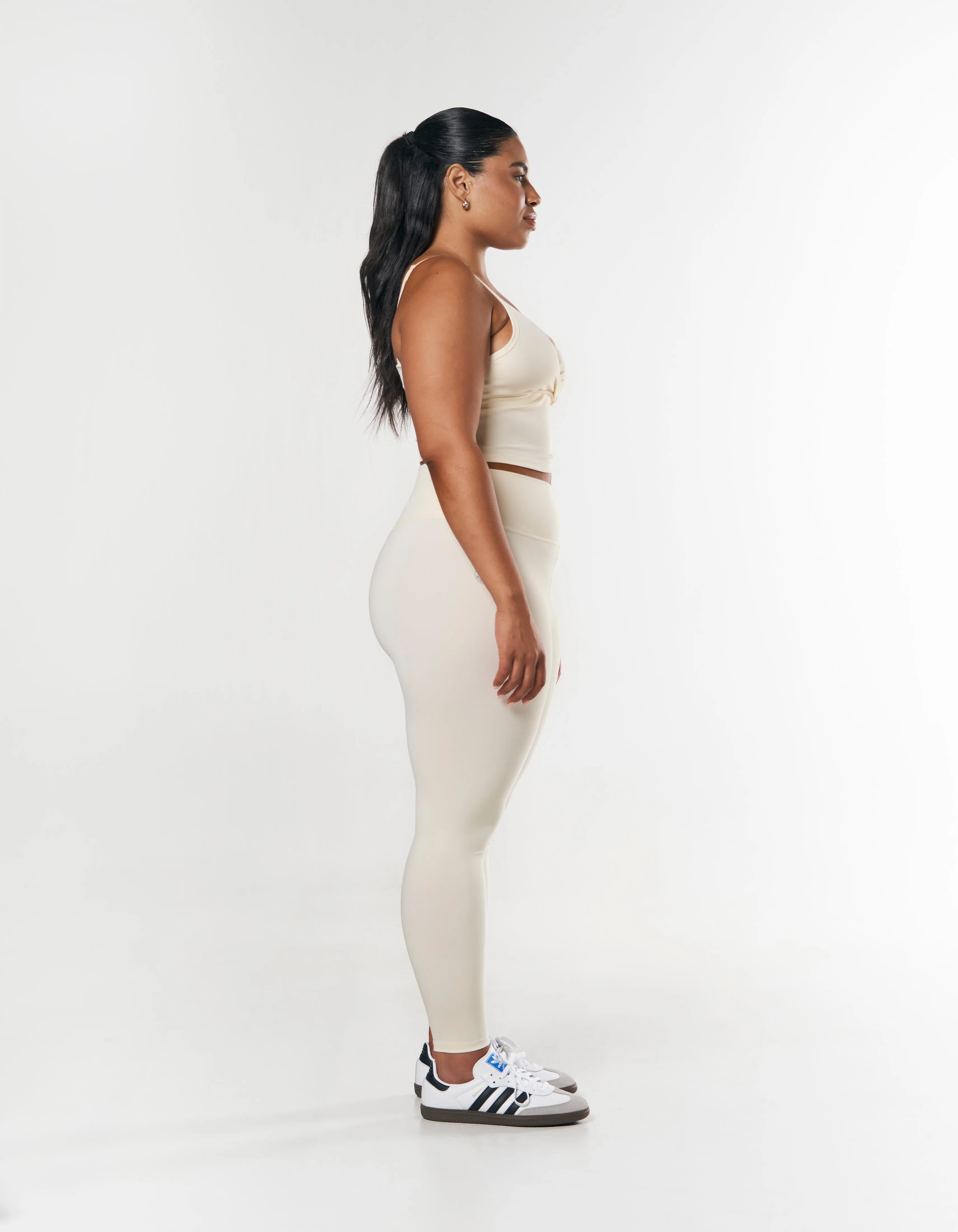Racquet Club V Tank - Cream