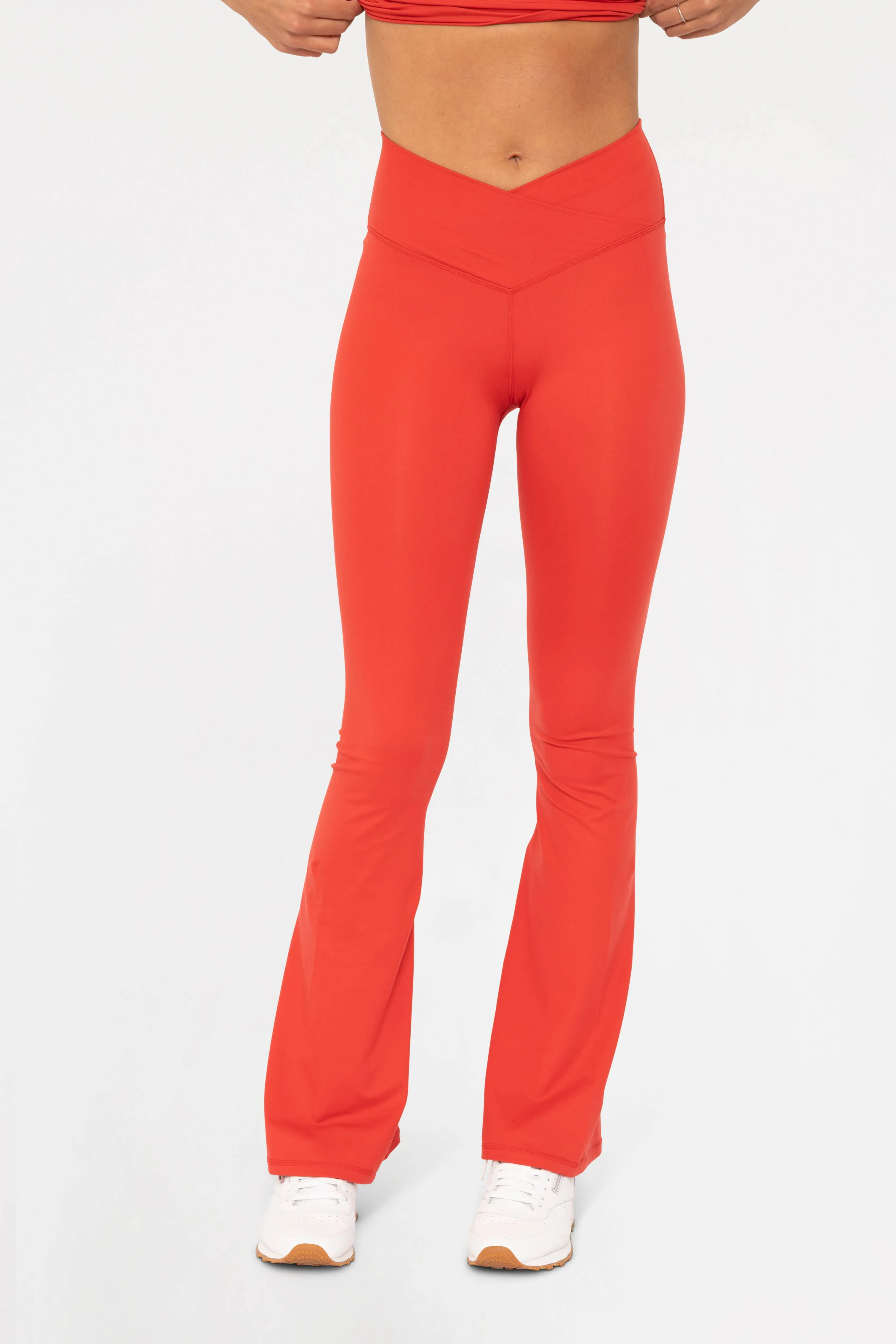 Randi- Venice Crossover Waist Yoga Pants